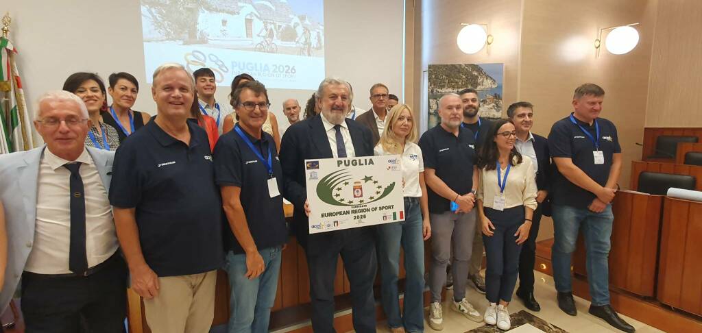 puglia regione europea dello sport 2026